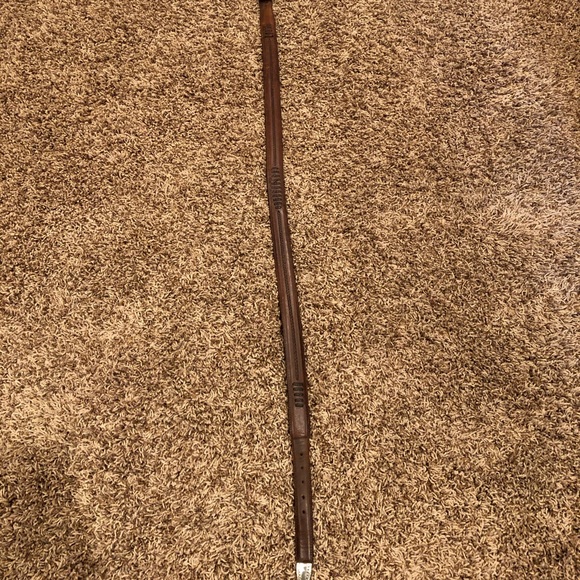 Onyx by Brighton Men's Brown Salina Leather Belt - Picture 11 of 16